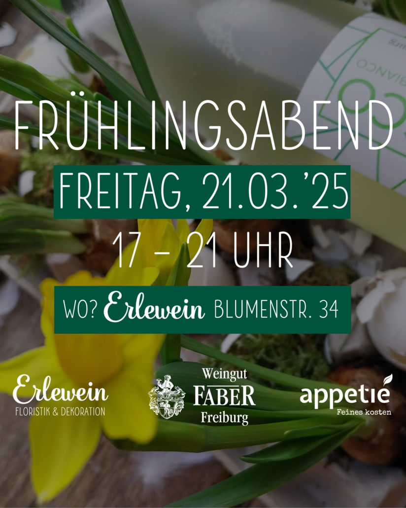 Frühlingsabend bei Erlewein